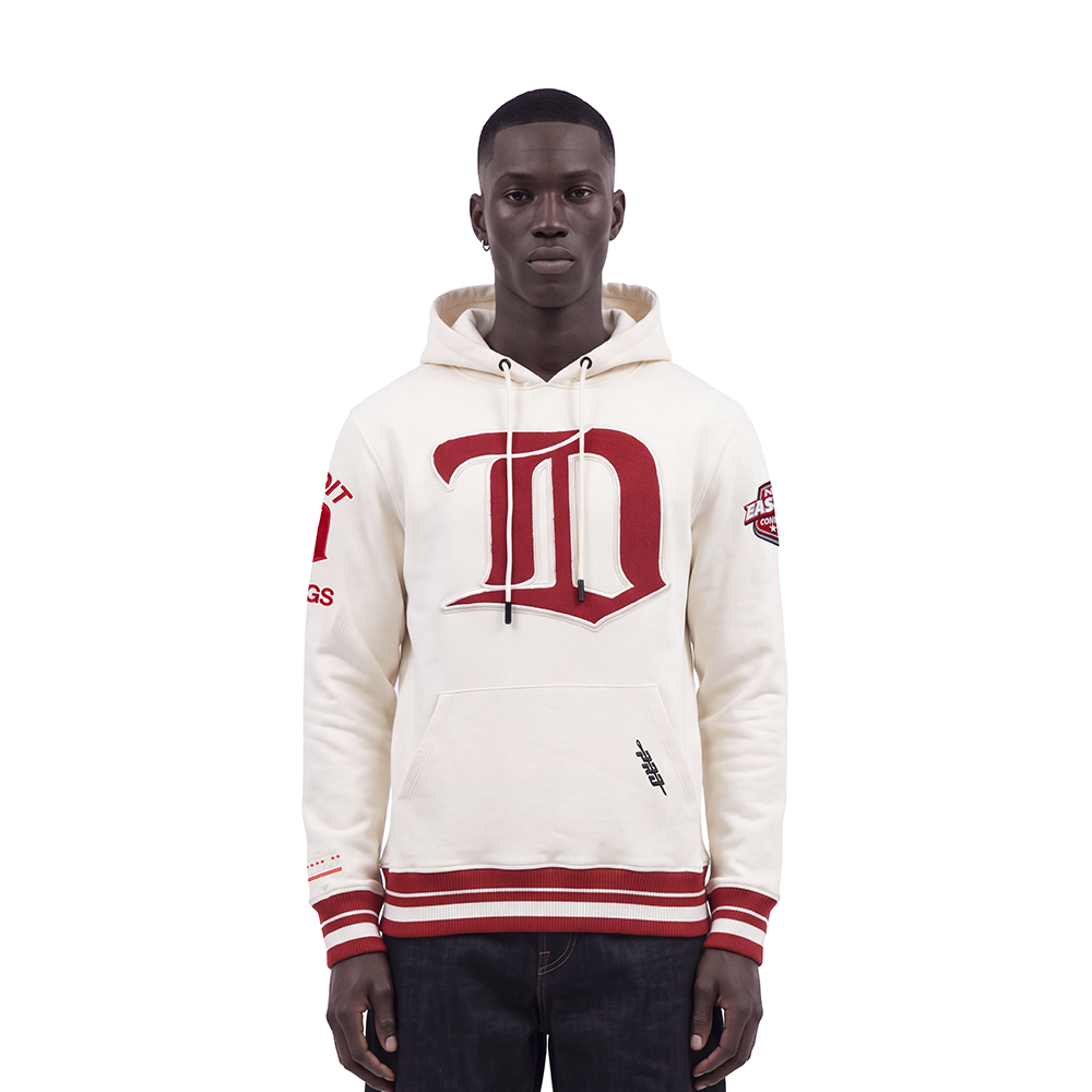 NHL DETROIT RED WINGS RETRO CLASSICS MEN'S SWEATSHIRT (EGGSHELL/ RED)