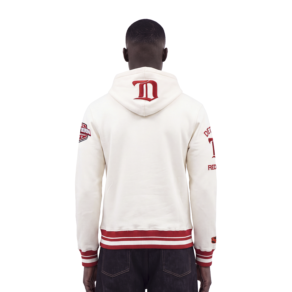 NHL DETROIT RED WINGS RETRO CLASSICS MEN'S SWEATSHIRT (EGGSHELL/ RED)