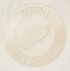 NHL DETROIT RED WINGS NEUTRAL MEN'S  TWILL JACKET (EGGSHELL)