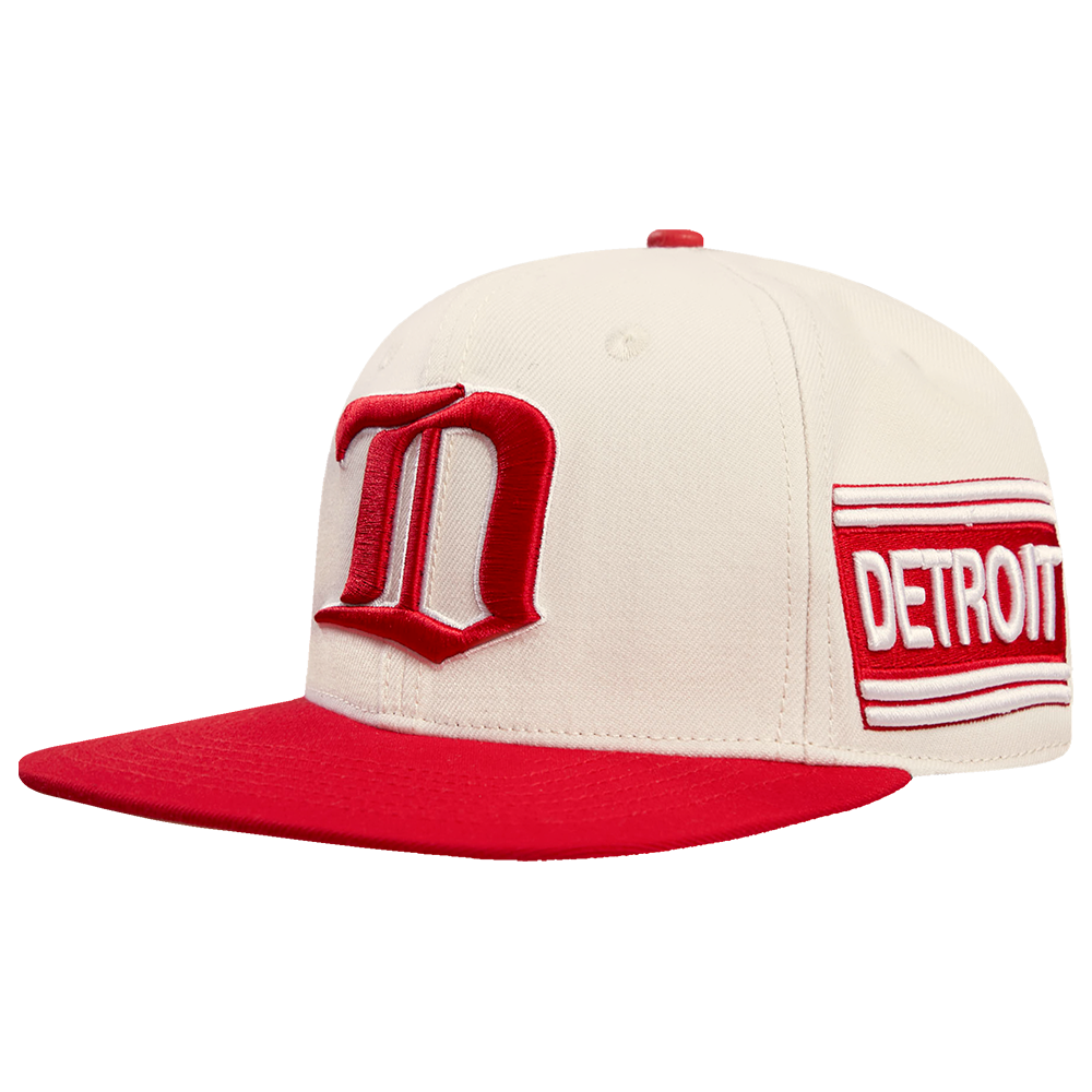 NHL DETROIT RED WINGS LOGO SNAPBACK (EGGSHELL)