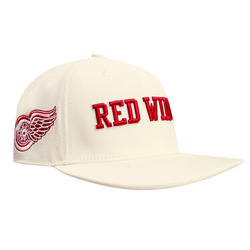 NHL DETROIT RED WINGS WORD SNAPBACK (EGGSHELL)
