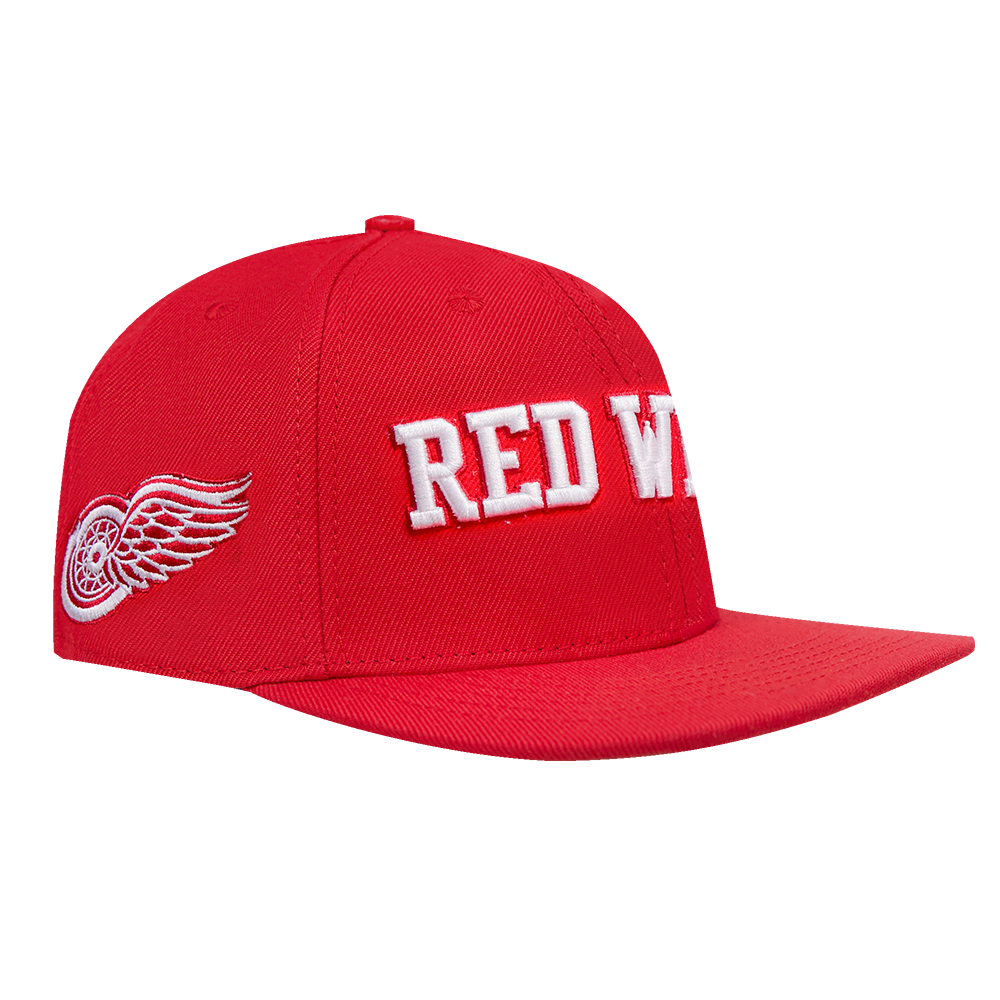 NHL DETROIT RED WINGS WORD SNAPBACK (RED)
