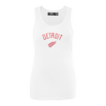 NHL DETROIT RED WINGS CLASSIC CAMISOLE DOS NAGEUR À COUPE DÉCONTRACTÉE POUR FEMME (BLANC)