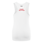 NHL DETROIT RED WINGS CLASSIC CAMISOLE DOS NAGEUR À COUPE DÉCONTRACTÉE POUR FEMME (BLANC)