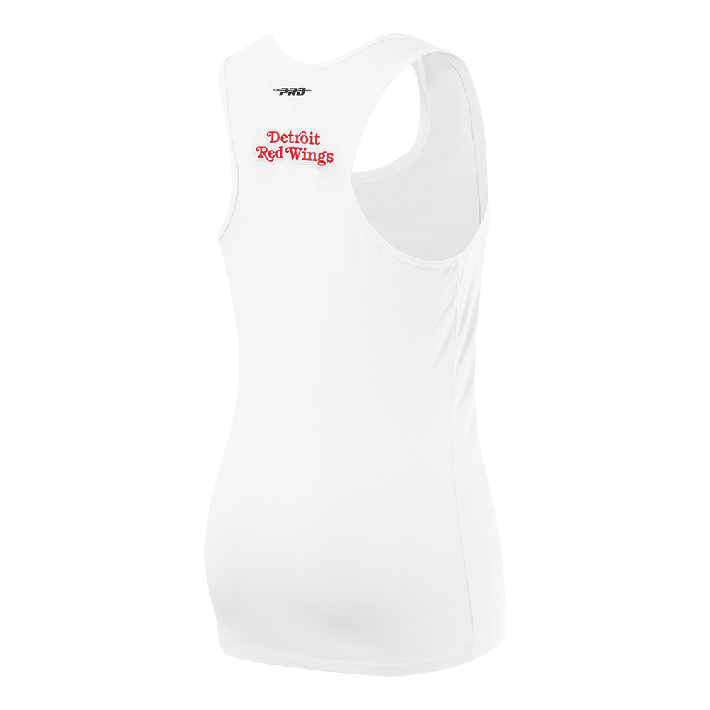 NHL DETROIT RED WINGS CLASSIC CAMISOLE DOS NAGEUR À COUPE DÉCONTRACTÉE POUR FEMME (BLANC)