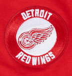 NHL DETROIT RED WINGS CLASSIC SHORT SLEEVE WOMEN'S SINGLE JERSEY SLIM FIT TEE (RED)