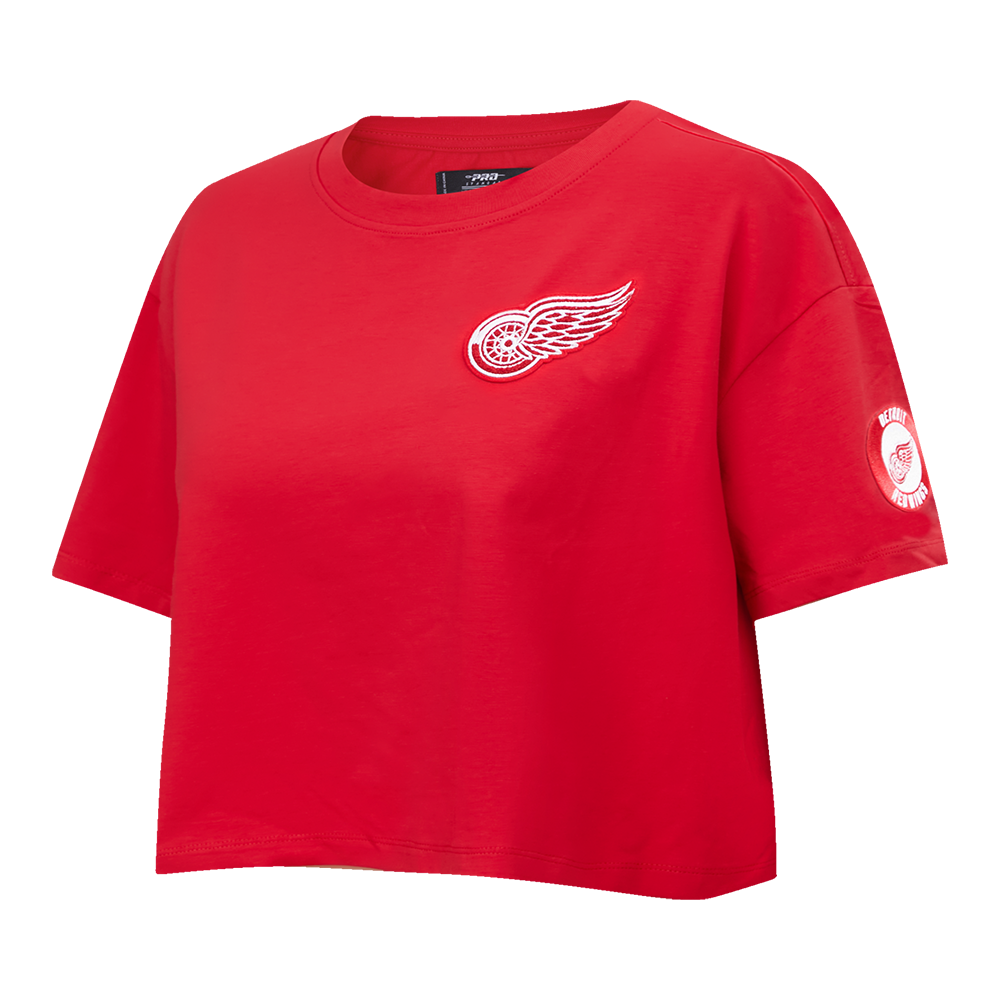 NHL DETROIT RED WINGS CLASSIC WOMEN'S BOXY TEE (RED)