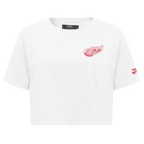 NHL DETROIT RED WINGS CLASSIC WOMEN'S BOXY TEE (WHITE)