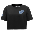 NHL DETROIT RED WINGS VARSITY BLUES WOMEN'S BOXY TEE (BLACK)
