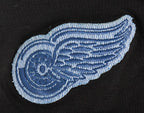 NHL DETROIT RED WINGS VARSITY BLUES WOMEN'S BOXY TEE (BLACK)