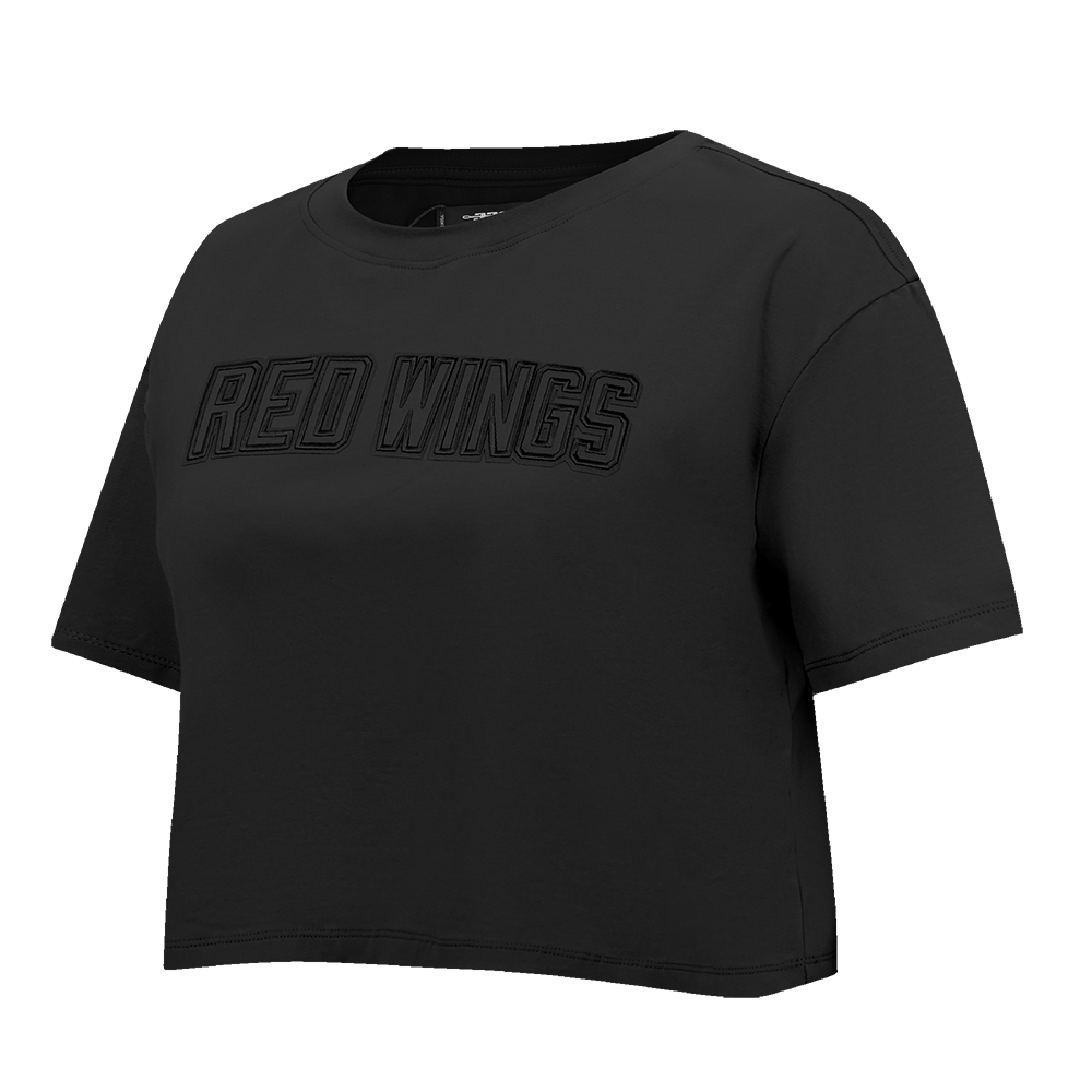 NHL DETROIT RED WINGS NEUTRAL WOMEN'S BOXY TEE (BLACK)