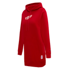 NHL DETROIT RED WINGS CLASSIC ROBE À CAPUCHON EN MOLLETON POUR FEMME (ROUGE)