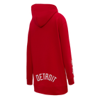 NHL DETROIT RED WINGS CLASSIC ROBE À CAPUCHON EN MOLLETON POUR FEMME (ROUGE)
