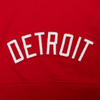 NHL DETROIT RED WINGS CLASSIC ROBE À CAPUCHON EN MOLLETON POUR FEMME (ROUGE)