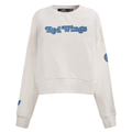 NHL DETROIT RED WINGS VARSITY BLUES WOMEN'S CREWNECK (LINEN)
