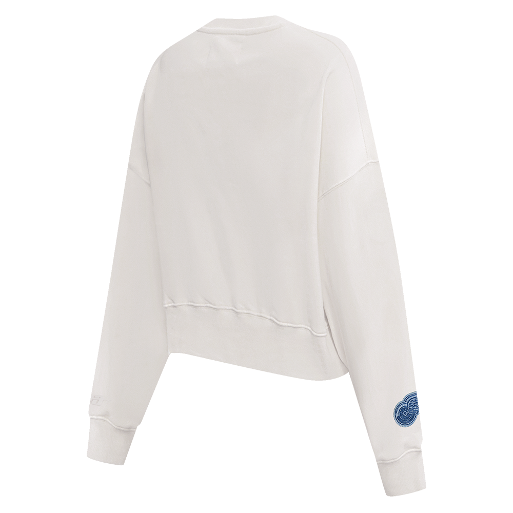 NHL DETROIT RED WINGS VARSITY BLUES WOMEN'S CREWNECK (LINEN)
