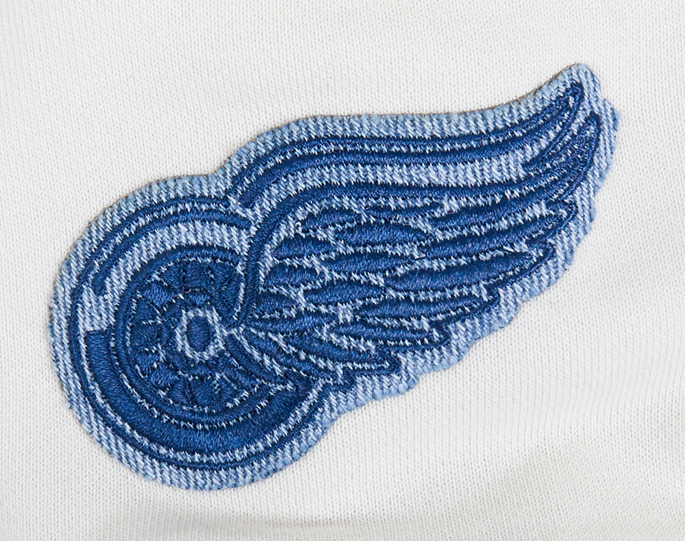 NHL DETROIT RED WINGS VARSITY BLUES WOMEN'S CREWNECK (LINEN)