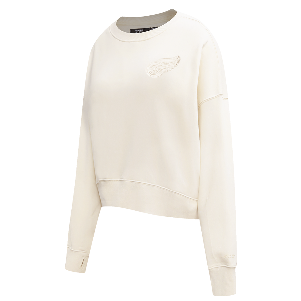 NHL DETROIT RED WINGS NEUTRAL WOMEN'S CREWNECK (EGGSHELL)