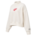 NHL DETROIT RED WINGS CLASSIC ICON WOMEN'S SWEATSHIRT (EGGSHELL)