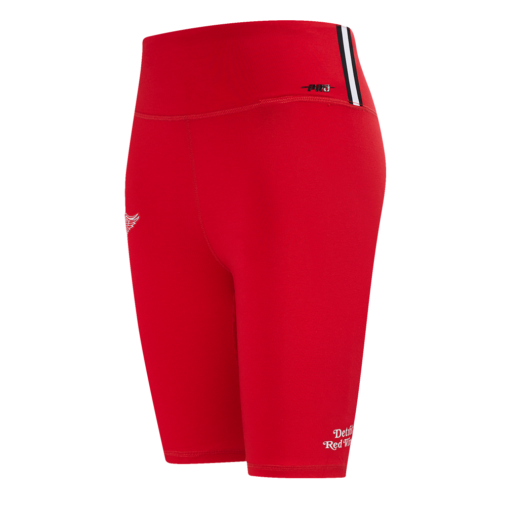 NHL DETROIT RED WINGS CLASSIC WOMEN'S COTTON BIKE SHORT (RED)