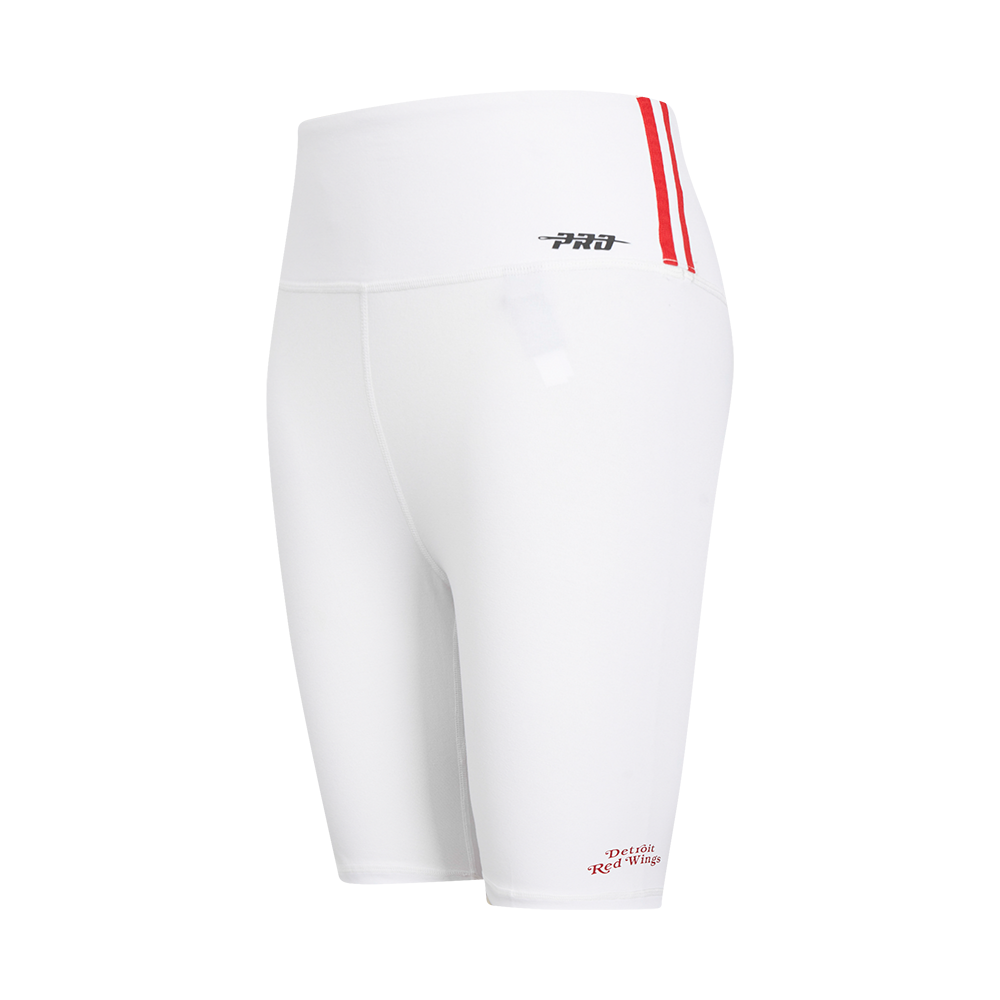 NHL DETROIT RED WINGS CLASSIC WOMEN'S COTTON BIKE SHORT (WHITE)