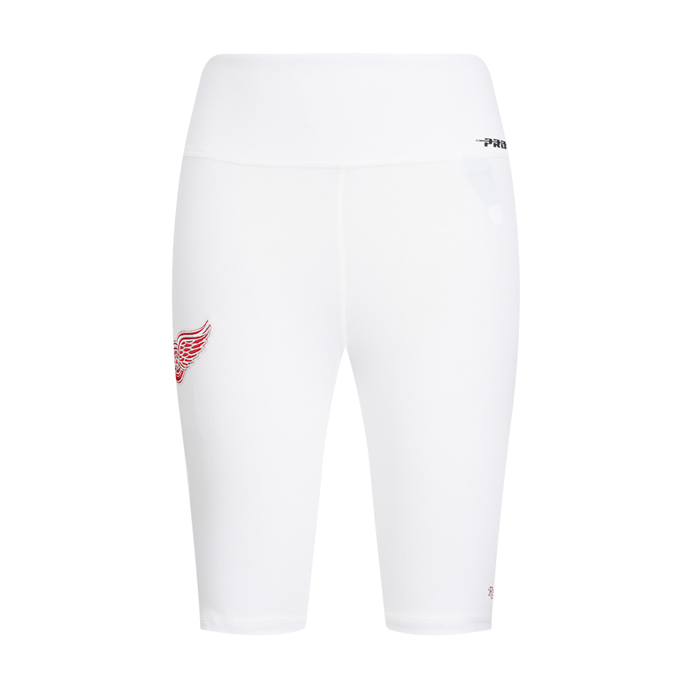 NHL DETROIT RED WINGS CLASSIC WOMEN'S COTTON BIKE SHORT (WHITE)