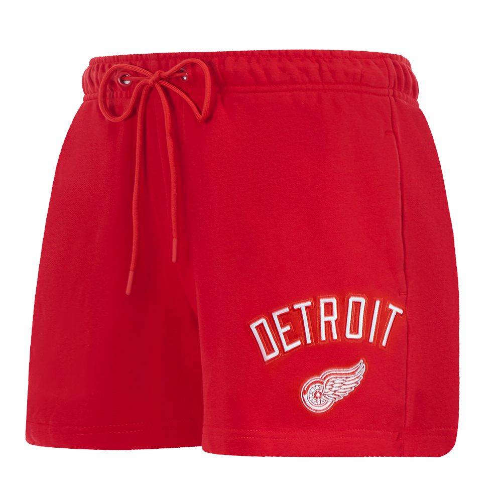 NHL DETROIT RED WINGS CLASSIC WOMEN'S FLEECE SHORT (RED)