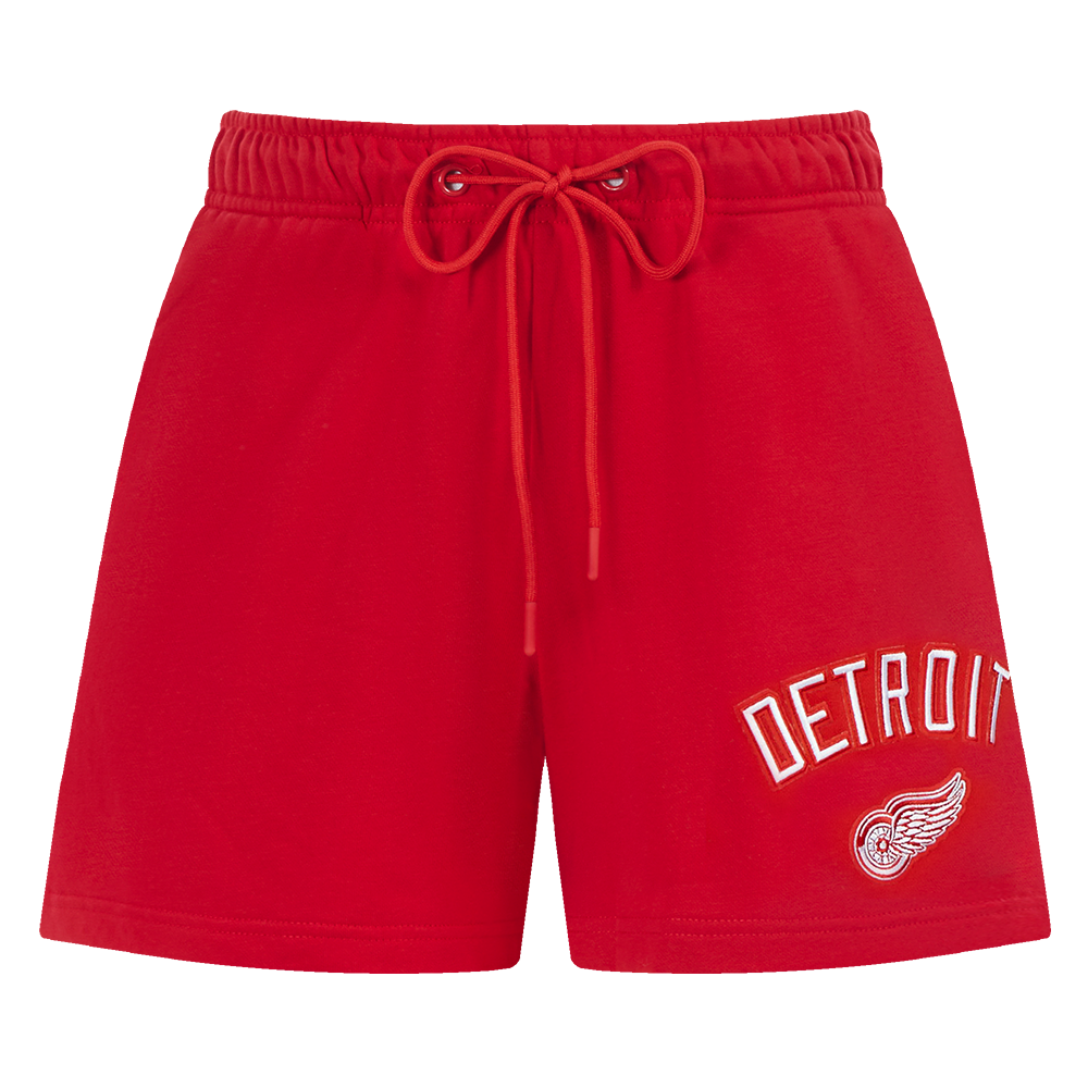 NHL DETROIT RED WINGS CLASSIC WOMEN'S FLEECE SHORT (RED)