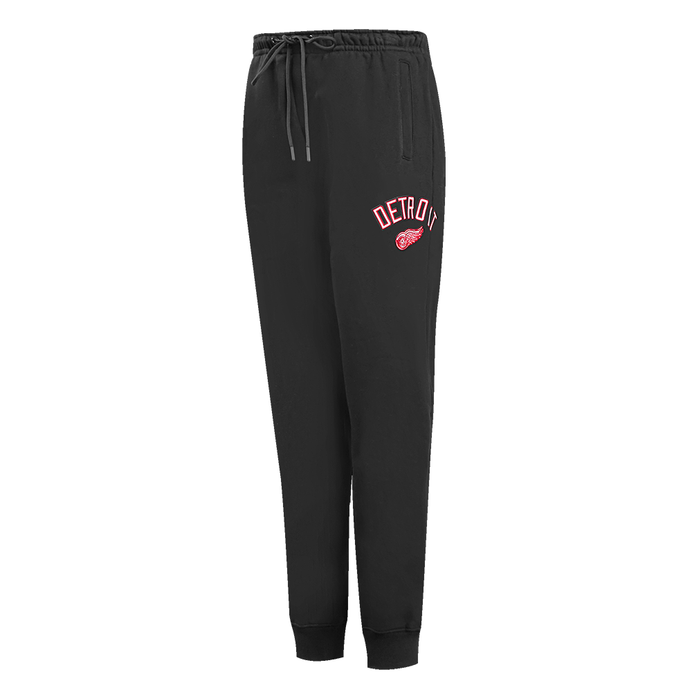 NHL DETROIT RED WINGS CLASSIC WOMEN'S FLEECE SWEATPANT (BLACK)