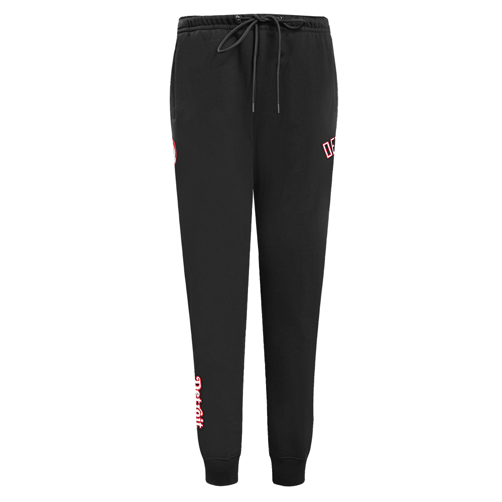 NHL DETROIT RED WINGS CLASSIC WOMEN'S FLEECE SWEATPANT (BLACK)