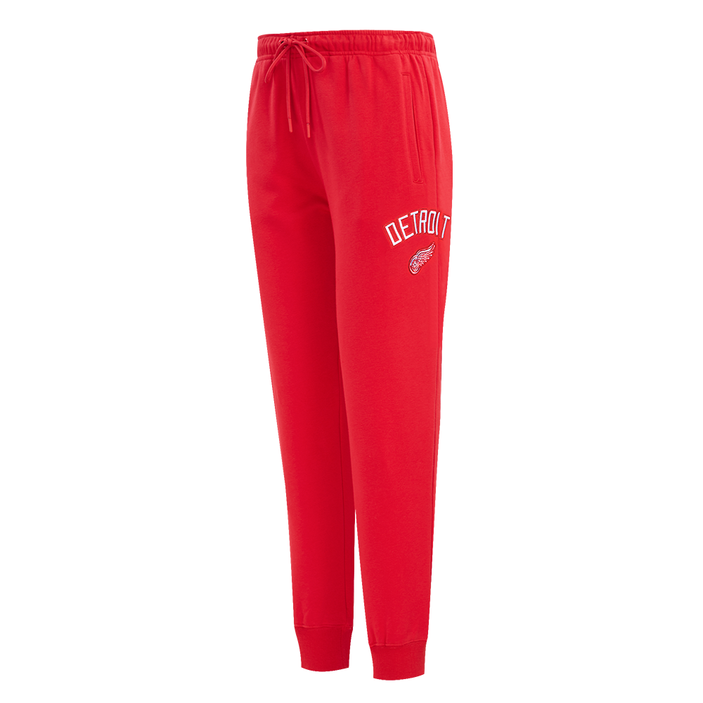 NHL DETROIT RED WINGS CLASSIC PANTALON OUATÉ EN MOLLETON POUR FEMME (ROUGE)