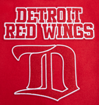 NHL DETROIT RED WINGS RETRO CLASSIC BLOUSON COLLÉGIAL EN LAINE À BORDS CÔTELÉS POUR FEMME (ROUGE/BLANC)