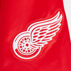 NHL DETROIT RED WINGS CLASSIC WOMEN'S SATIN JACKET (RED)
