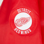NHL DETROIT RED WINGS CLASSIC WOMEN'S SATIN JACKET (RED)
