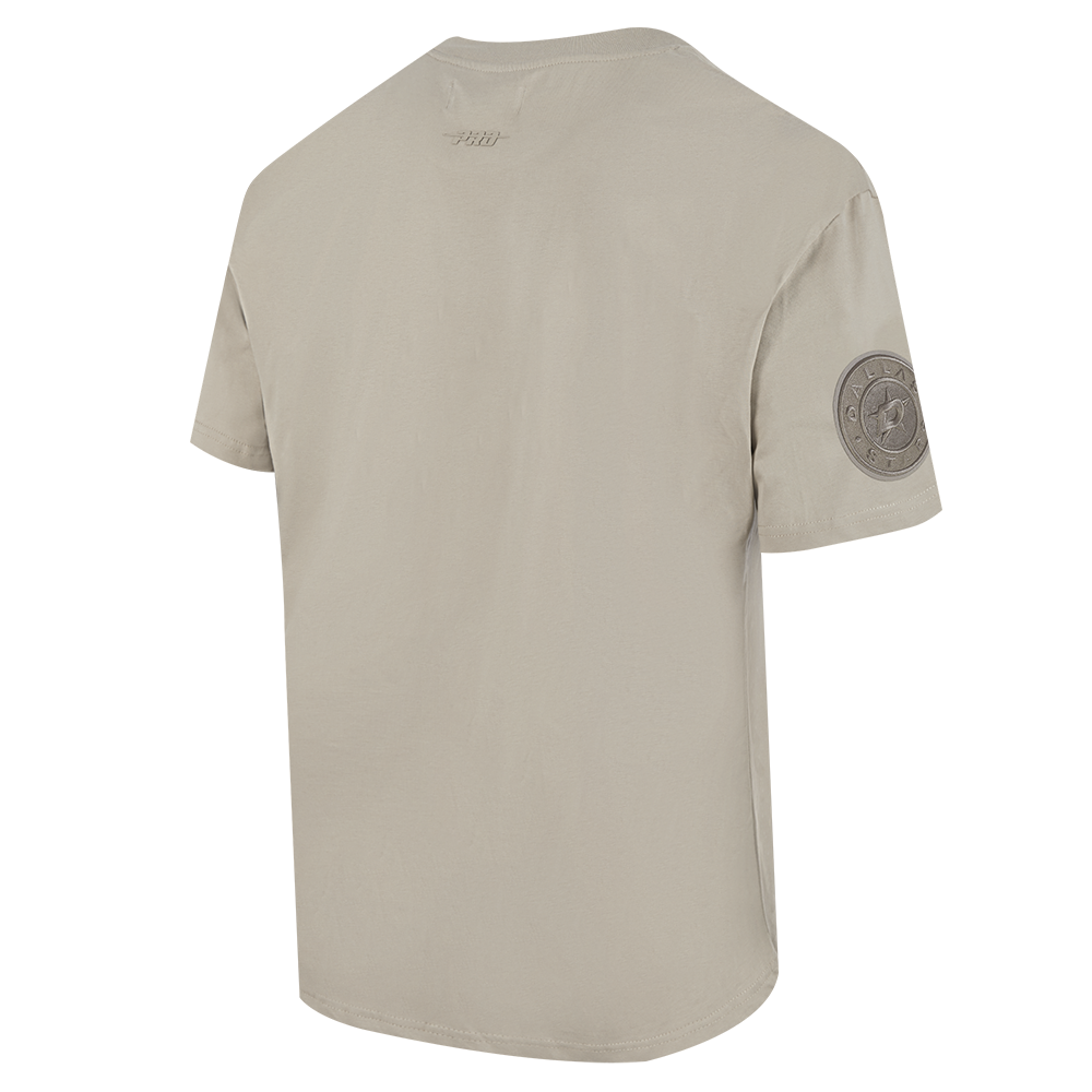 NHL DALLAS STARS NEUTRAL T-SHIRT EN JERSEY DE COTON À ÉPAULES TOMBANTES POUR HOMME (TAUPE)