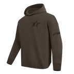 NHL DALLAS STARS NEUTRAL MEN'S DROP SHOULDER FLC PO HOODIE (DARK TAUPE)