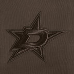 NHL DALLAS STARS NEUTRAL MEN'S DROP SHOULDER FLC PO HOODIE (DARK TAUPE)