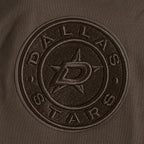 NHL DALLAS STARS NEUTRAL MEN'S DROP SHOULDER FLC PO HOODIE (DARK TAUPE)