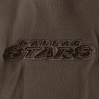 NHL DALLAS STARS NEUTRAL MEN'S DROP SHOULDER FLC PO HOODIE (DARK TAUPE)