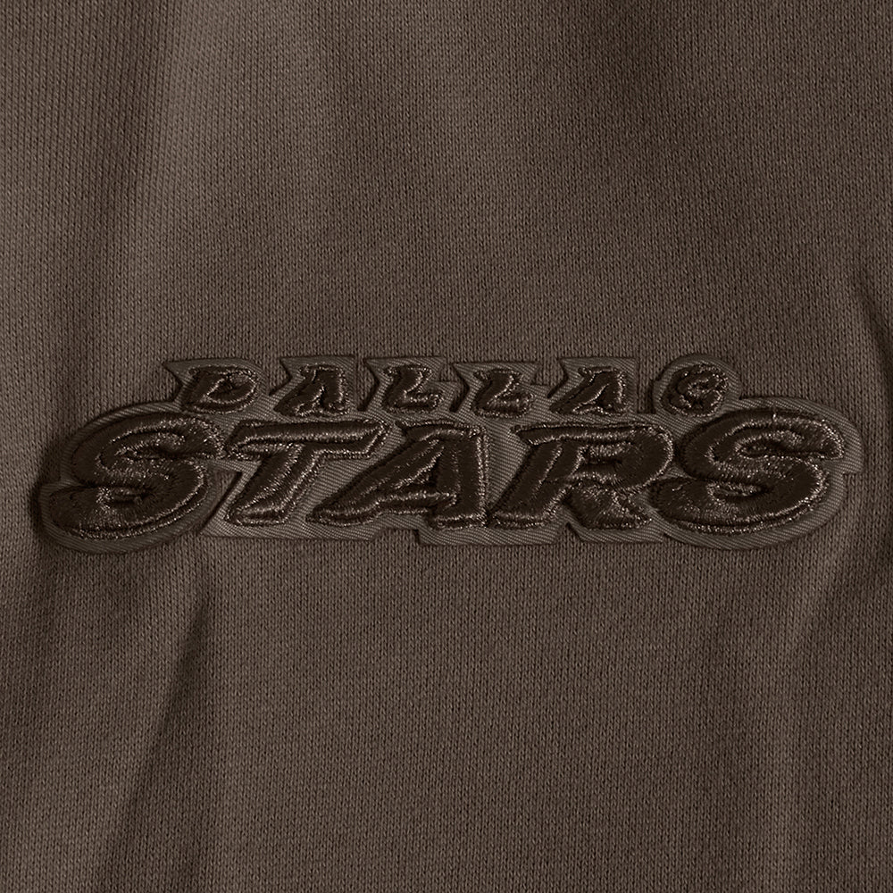 NHL DALLAS STARS NEUTRAL MEN'S DROP SHOULDER FLC PO HOODIE (DARK TAUPE)