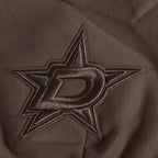 NHL DALLAS STARS NEUTRAL MEN'S DROP SHOULDER FLC PO HOODIE (DARK TAUPE)