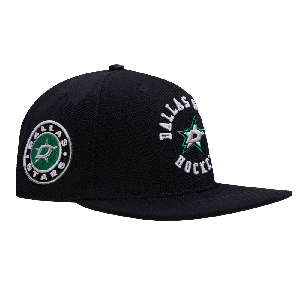 NHL DALLAS STARS HYBRID WOVEN WOOL SNAPBACK HAT (BLACK)