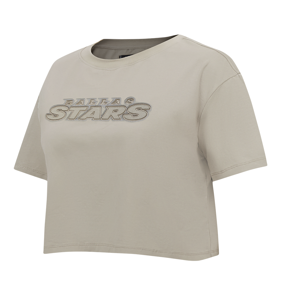 NHL DALLAS STARS NEUTRAL WOMEN'S BOXY TEE (TAUPE)