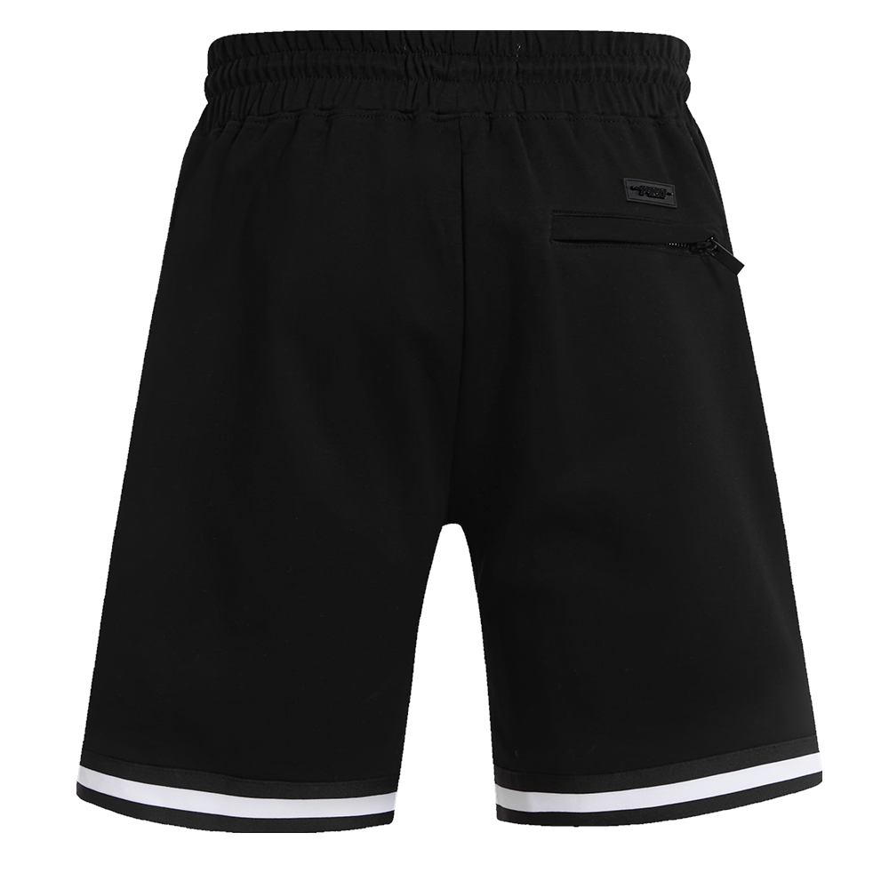 NHL EDMONTON OILERS CLASSIC CHENILLE SHORT EN MAILLE DOUBLE POUR HOMME (NOIR)