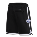 NHL EDMONTON OILERS CLASSIC CHENILLE SHORT EN MAILLE DOUBLE POUR HOMME (NOIR)