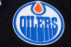 NHL EDMONTON OILERS CLASSIC CHENILLE SHORT EN MAILLE DOUBLE POUR HOMME (NOIR)