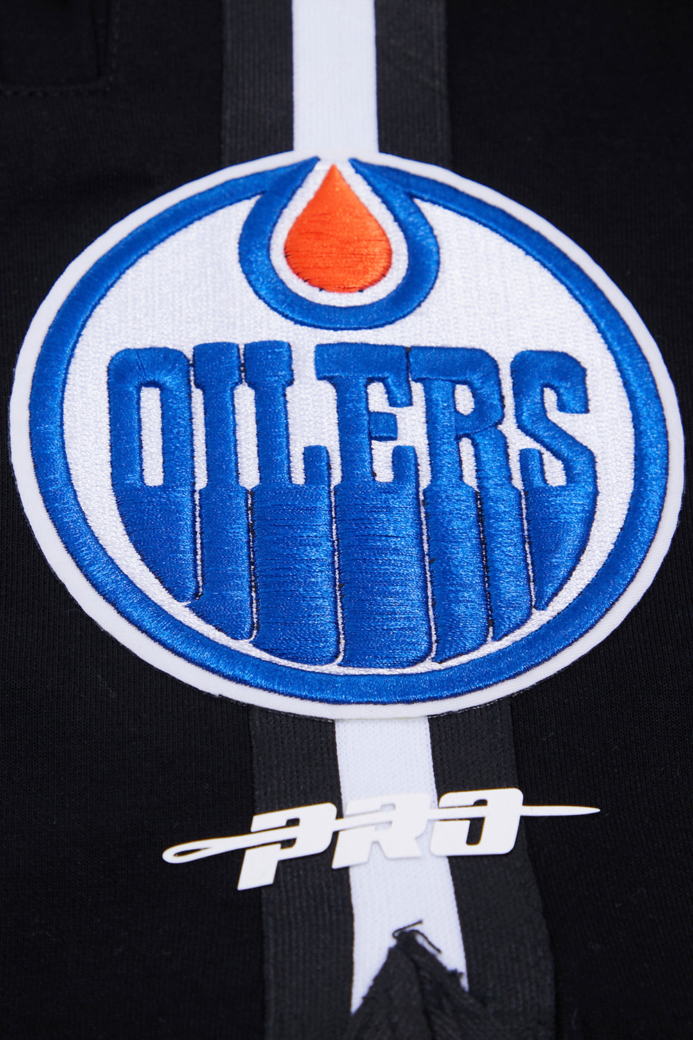 NHL EDMONTON OILERS CLASSIC CHENILLE SHORT EN MAILLE DOUBLE POUR HOMME (NOIR)