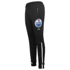 NHL EDMONTON OILERS CLASSIC CHENILLE MEN'S DK TRACK PANT (BLACK)