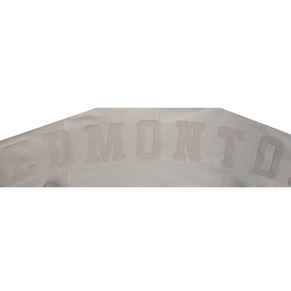 NHL EDMONTON OILERS WINGSPAN CHANDAIL À CAPUCHON POUR HOMME (TAUPE)