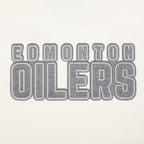NHL EDMONTON OILERS REVERSE FRENCH TERRY MEN'S CREWNECK SWEATSHIRT (EGGSHELL)